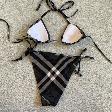 burberry swimsuit sale|burberry plaid bikini.